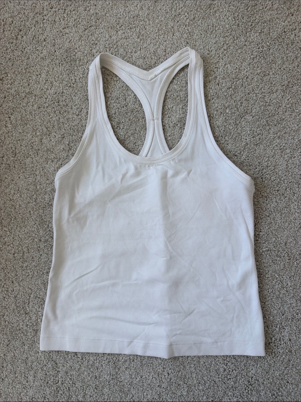 lululemon athletica White Racerback Tank